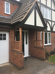 Hardwood Porch Supports Cheshire